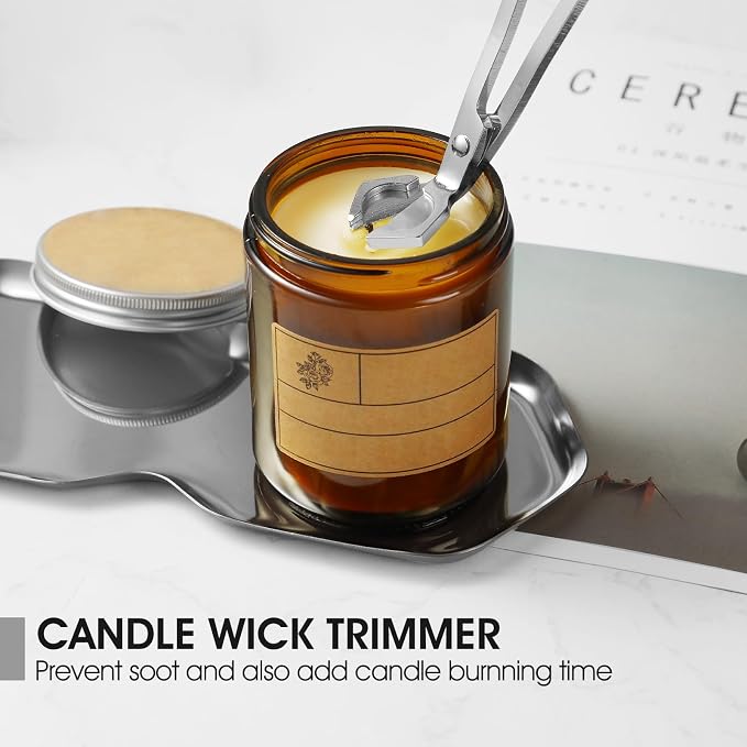 PATOISE 4 in 1 Candle Accessory Set, Wick Trimmer, Candle Snuffer, Wick Scoop - Image 4