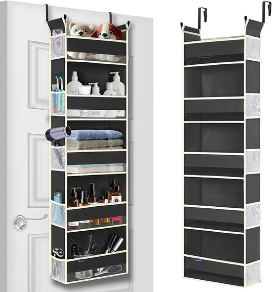Over The Door Hanging Organizer 5-Shelves and 10 Side Pockets, Over The Door by ROOMTALK