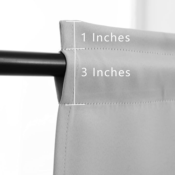 Pickluc Light Grey Cafe Curtain - Image 3