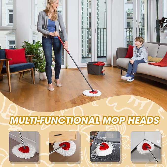20Pack Spin Mop Replacement Heads, Microfiber Spin Mop Refills - Image 6