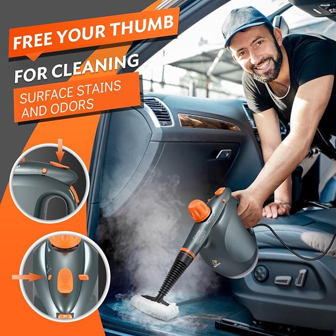 1250W Powerful Handheld Steam Cleaner - Image 5