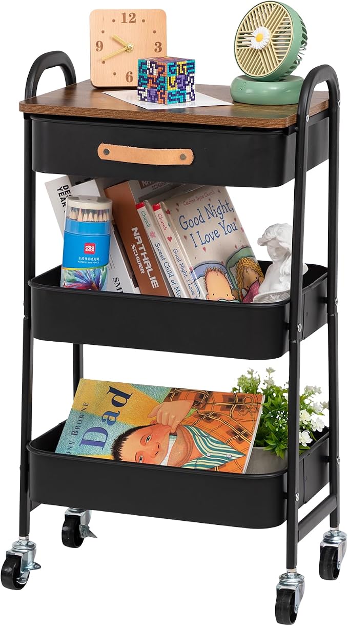 AGTEK Movable Rolling Organizer Cart - Image 6