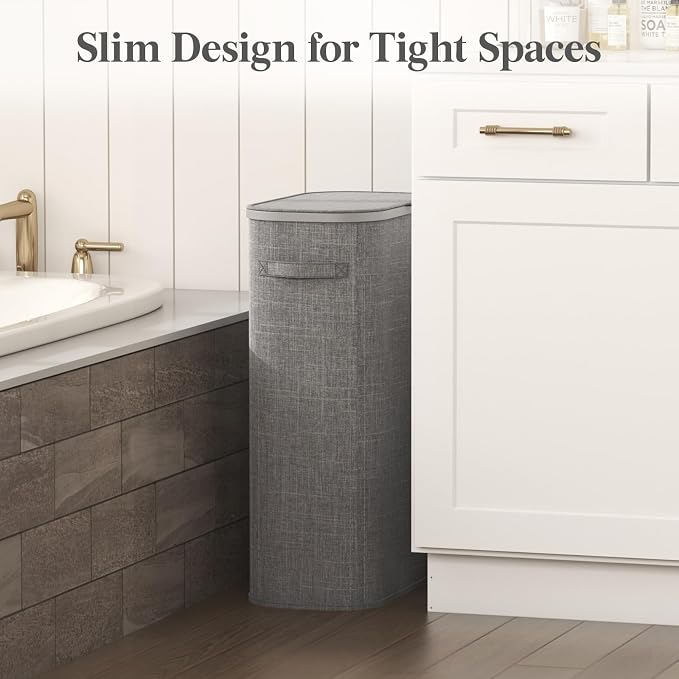 Lifewit 65L Slim Laundry Basket - Image 2