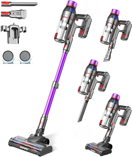 Cordless Stick Vacuum Cleaner - 550W Powerful Cordless Vacuum by Unknown