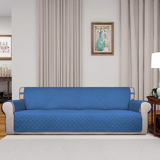 PureFit Reversible Quilted Sofa Cover, Water Resistant Slipcover Furniture - Image 2