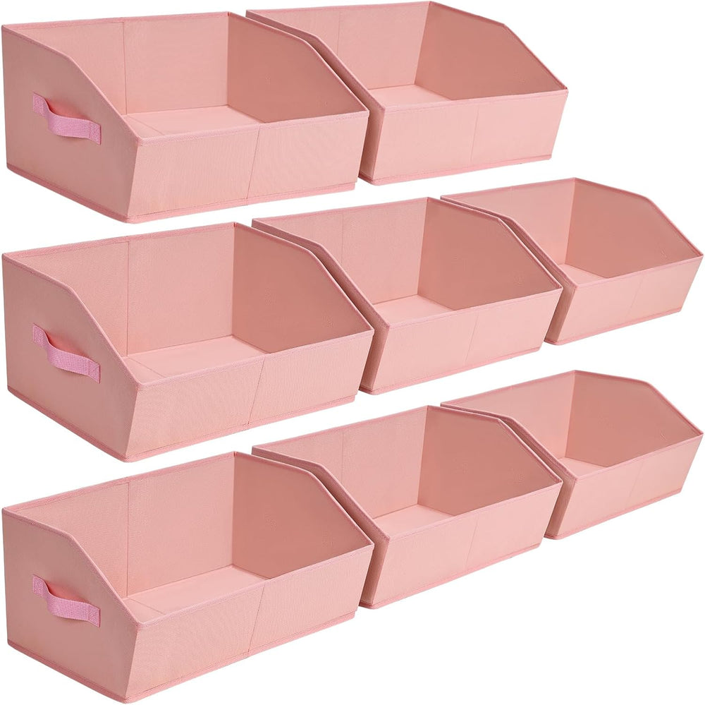 Homsorout Closet Baskets for Shelves Trapezoid - Decorative Storage Baskets w...