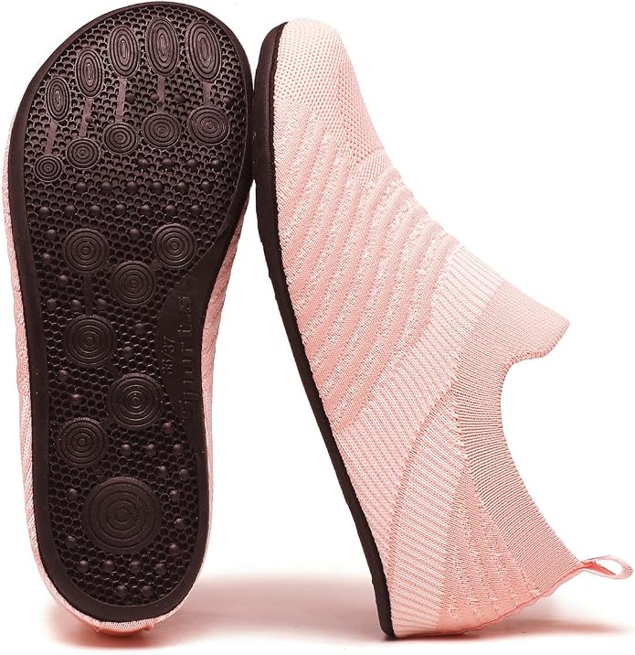 Adult Indoor House Slippers Socks Lightweight Non Slip Grip House Home Shoes - Image 6