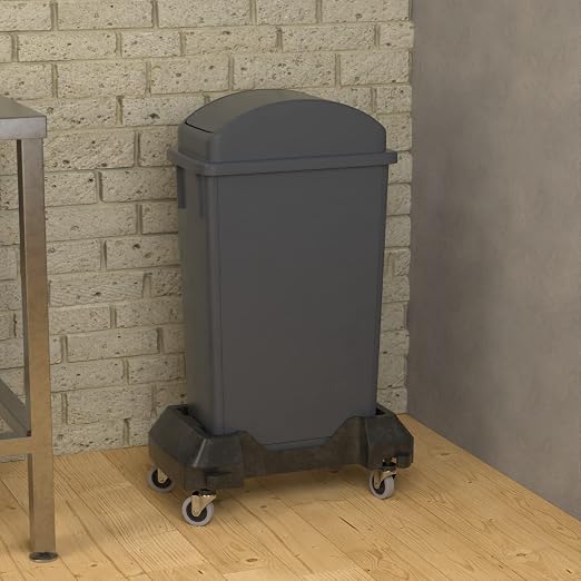 23 Gallon Gray Slim Jim Trash Can - Image 4