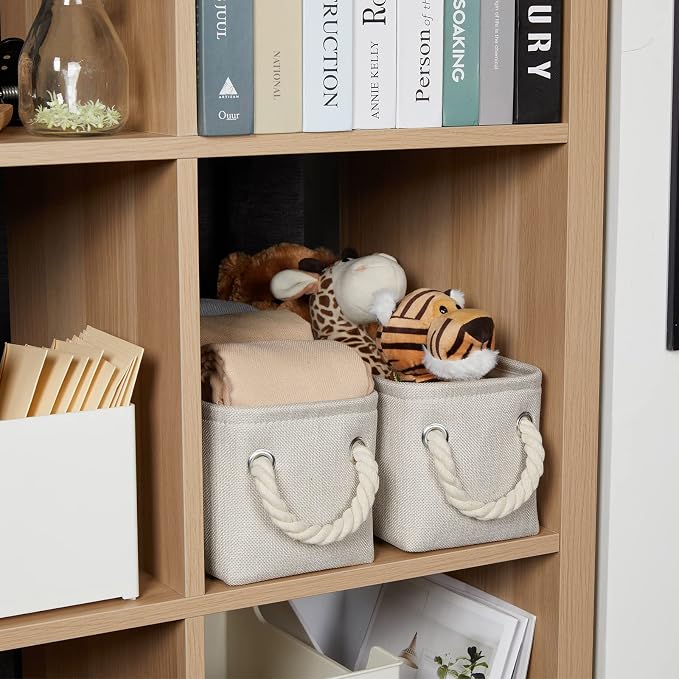 Temary Small Fabric Storage Baskets - Image 4