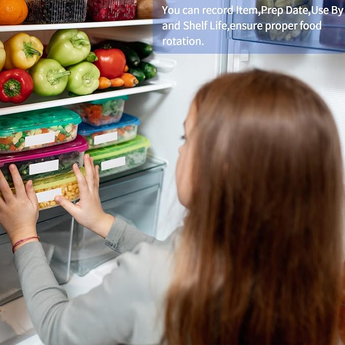 Removable Freezer Labels Stickers, 1 x 3 Inch Blank Removable Freezer Labels - Image 6