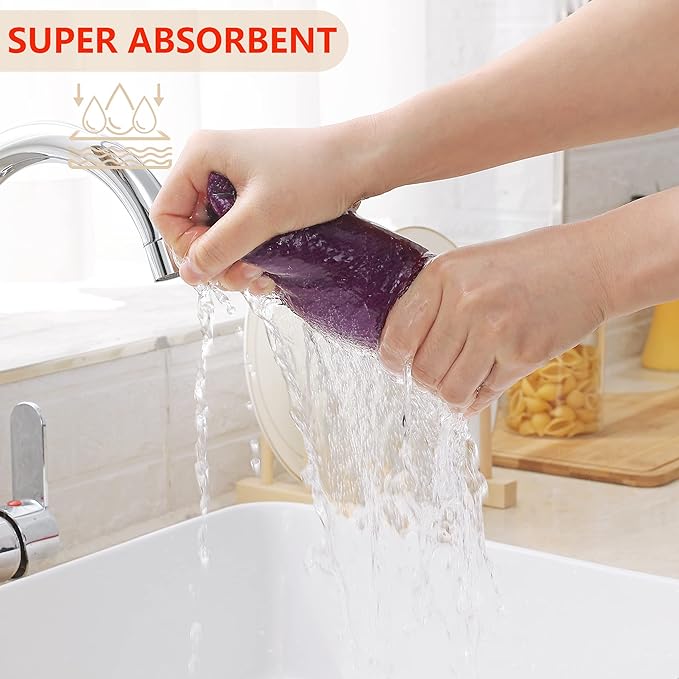 Homaxy 100% Cotton Waffle Weave Kitchen Dish Towels, Ultra Soft Absorbent Quick - Image 3