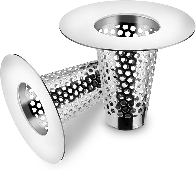 2PCS Bathroom Sink Drain Strainers, Drainer Filter, Fit by Mestream