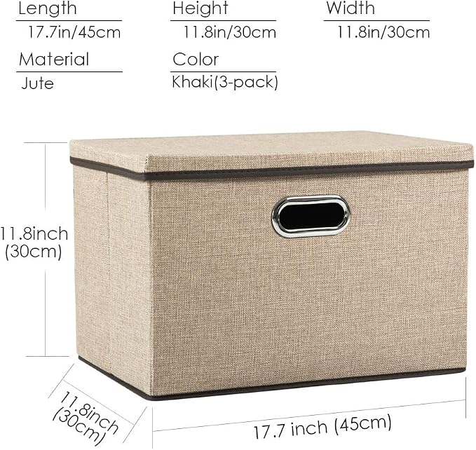 PRANDOM Large Collapsible Storage Bins - Image 6
