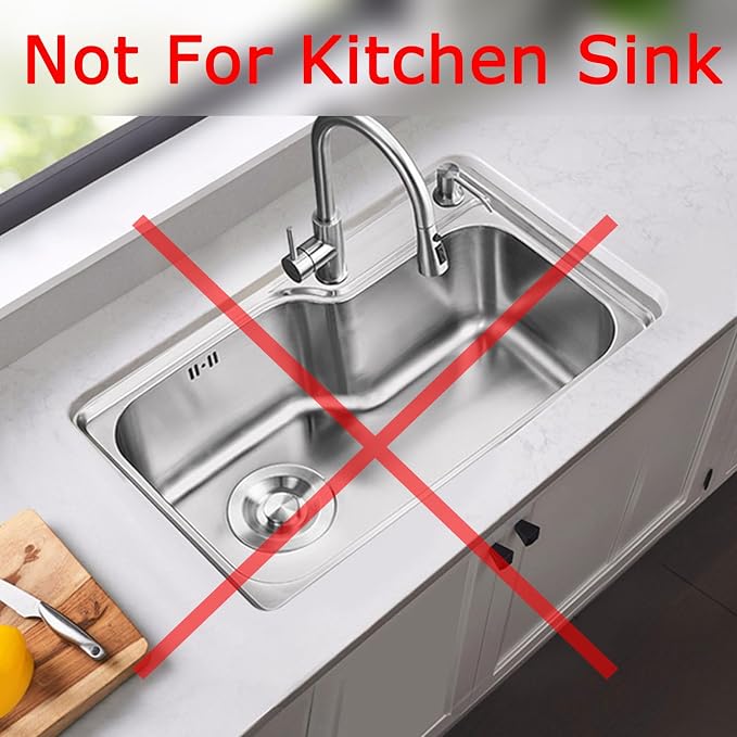 Bathroom Sink Drain Strainers for 1.1"-1.6" Depth Than 1.6" Drain Hole Catcher - Image 3