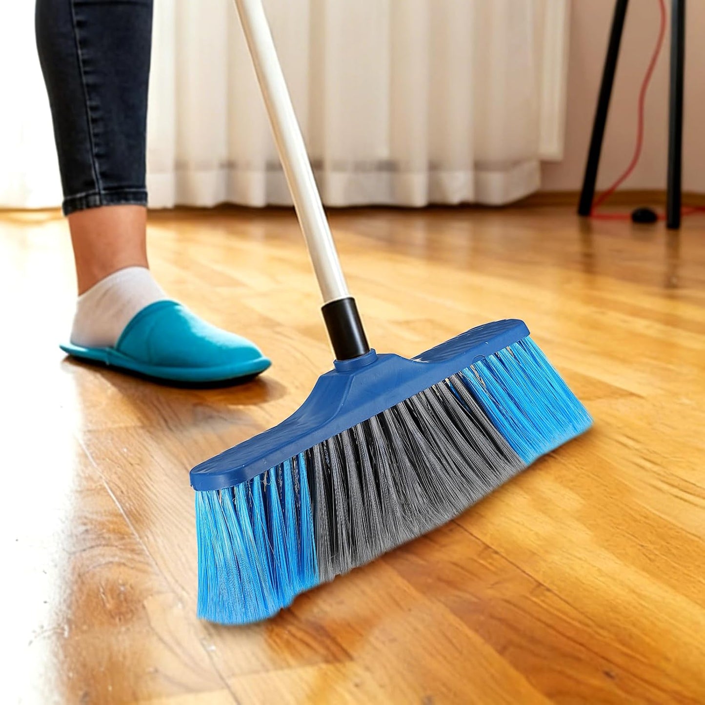 SUPVOX Replacement Broom Head Soft Bristle Broom Part for Household Cleaning Tools Suitable for Indoor Floor and Kitchen Use