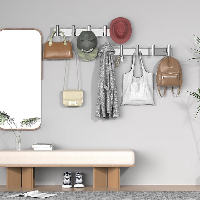 VAEHOLD Hat and Coat Wall Mount Rack - Image 5