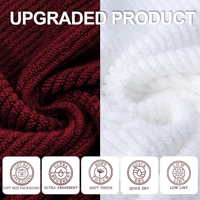 VOOVA & MOVAS Towels Bathroom Set - Image 2