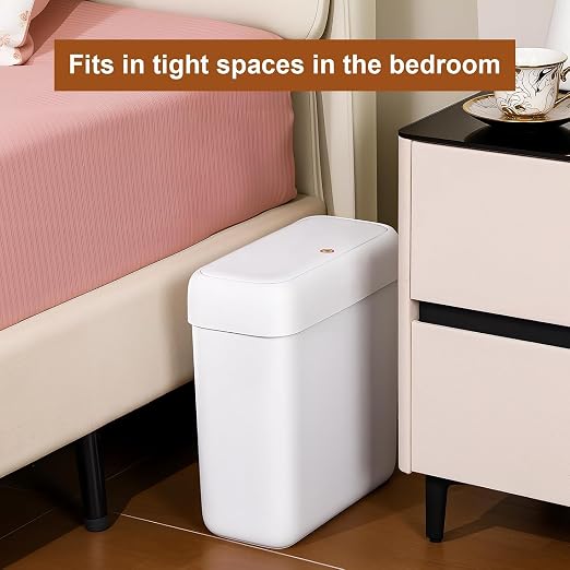 funest 2 Pack Bathroom Trash Can - Image 4