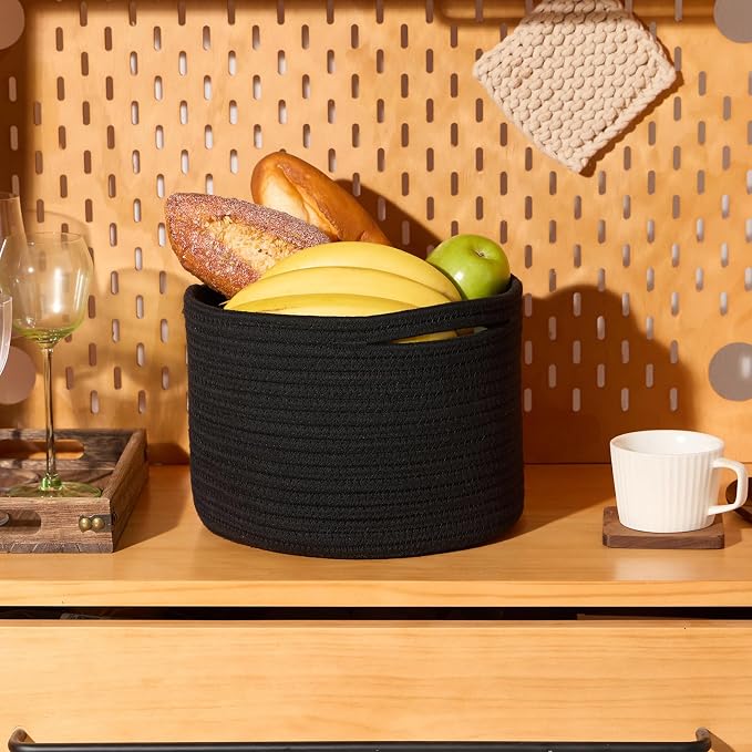 Small Basket for Organizing | Cube Shelf Closet Storage Baskets | 9.7×9.7×7.1” - Image 5