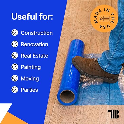 Floor Protection Film, Made in USA, Painting and Construction, Temporary - Image 5