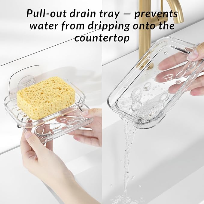 Toro Adhesive Sponge Holder for Kitchen Sink - Image 3