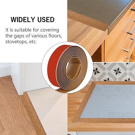 5Ft Floor Transition Strip Self Adhesive Vinyl Cover Floor Strip Flat Divider - Image 5