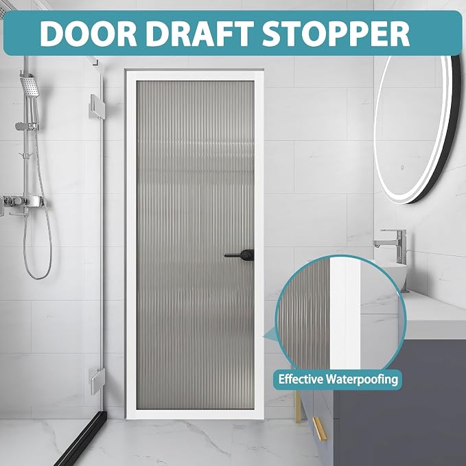 Weather Stripping Door Draft Stopper Flexible Self Adhesive Silicone Door Seal - Image 5