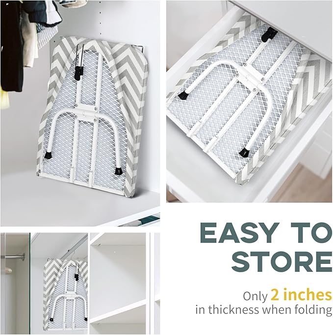 Folding Ironing Board for Small Space, RAINHOL Mini Collapsible Ironing Boards - Image 4