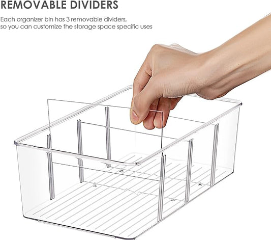 Vtopmart 8 Pack Food Storage Organizer Bins, Cabinet Organization and Storage - Image 2