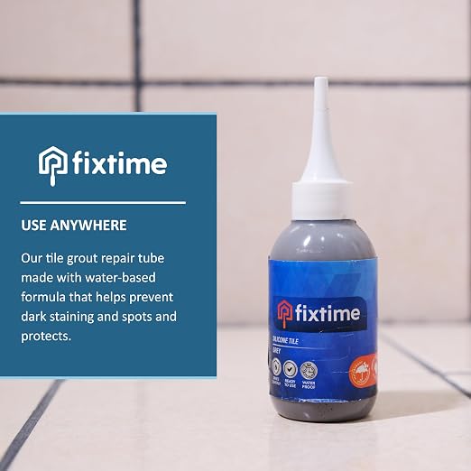 Silicone Tile Repair Kit – Premixed Fast-Drying Gray Caulk, and Sealer - Image 2