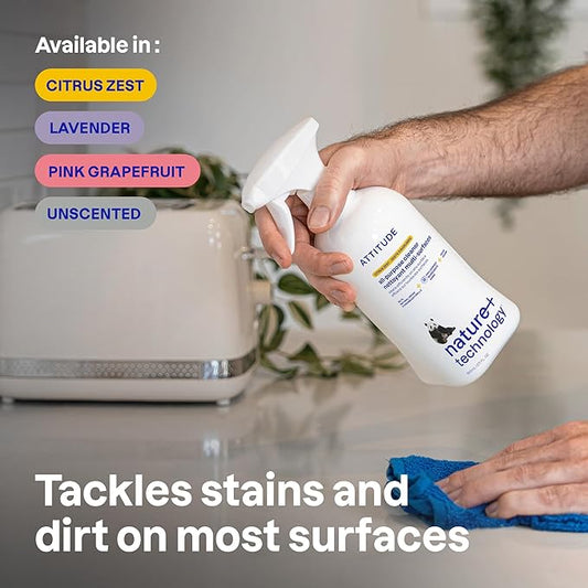 ATTITUDE All Purpose Cleaner Spray, EWG Verified, Made - Image 2