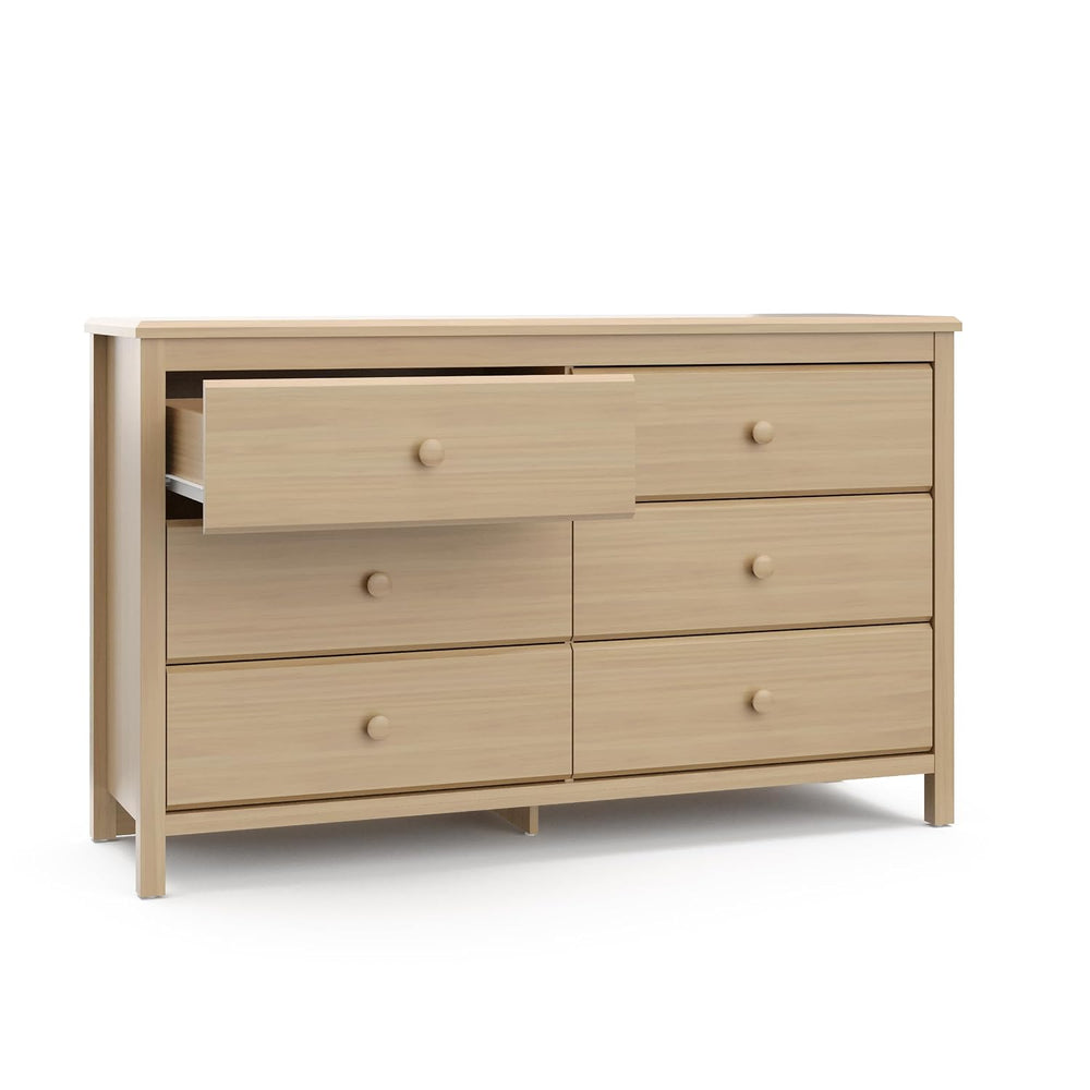 Storkcraft Alpine 6-Drawer Dresser, Driftwood