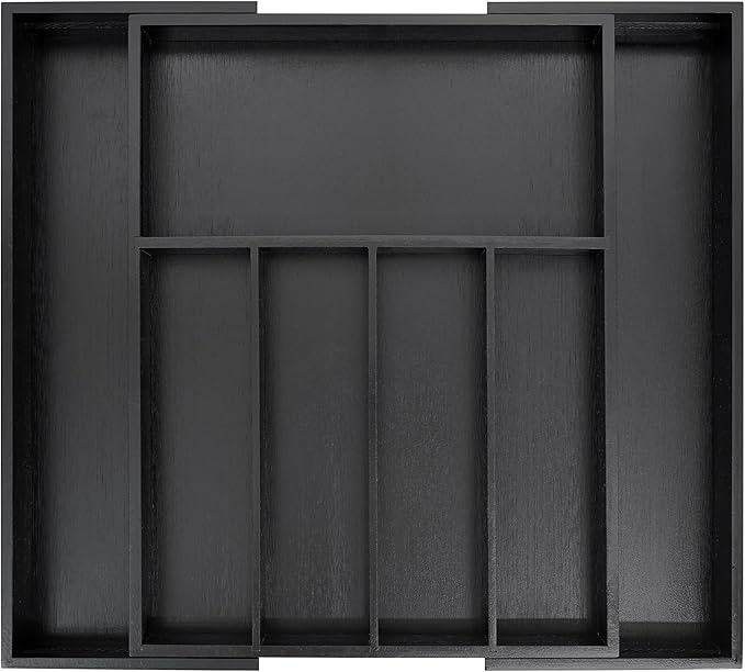 VaeFae Premium Bamboo Drawer Organizer, Expandable Silverware Drawer Organizer by VaeFaeDirect