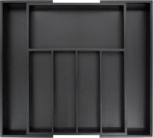 VaeFae Premium Bamboo Drawer Organizer, Expandable Silverware Drawer Organizer by VaeFaeDirect