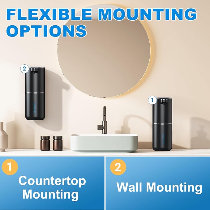 Automatic Foaming Soap Dispenser Foaming Hand Sanitizer Touchless 1200mAh Soap - Image 3