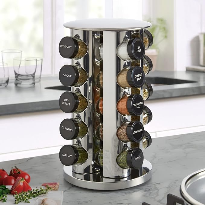 Kamenstein 20 Jar Revolving Countertop Spice Rack - Image 6
