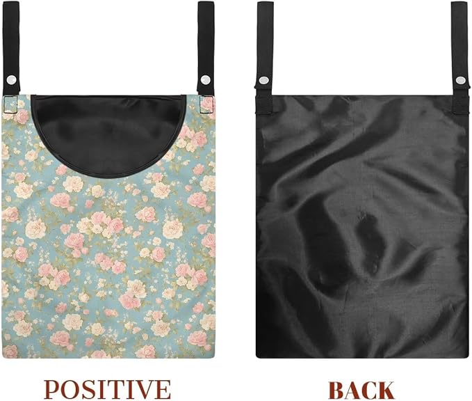 Clothes Pin Hanging Bag with Big Opening Storage Clothes Pins & Mini - Image 7