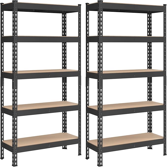 SONGMICS 5-Tier Storage Shelves, Load 2310 lb, Boltless Assembly, Adjustable by SONGMICSbySONGMICSHOME
