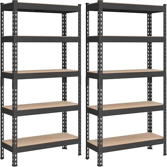 SONGMICS 5-Tier Storage Shelves, Load 2310 lb, Boltless Assembly, Adjustable by SONGMICSbySONGMICSHOME