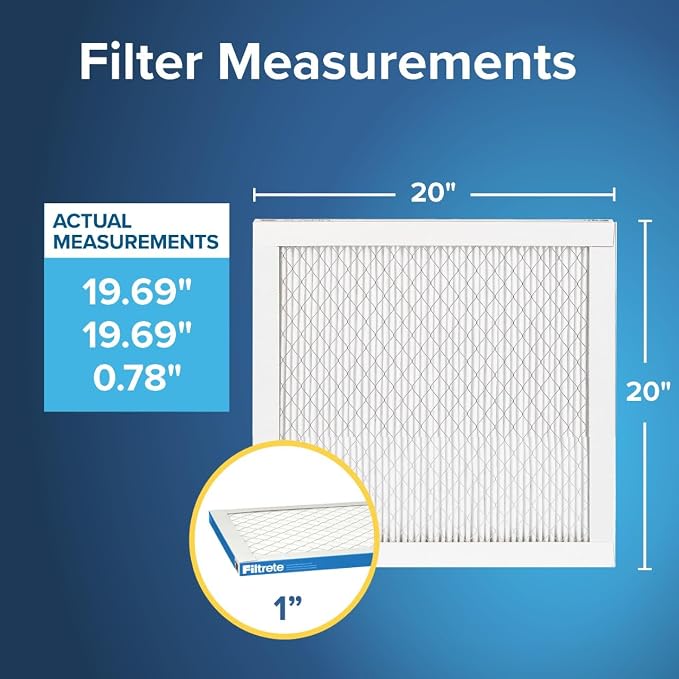 Filtrete 20x20x1 AC Furnace Air Filter, MERV 13, MPR 1900, Premium Allergen - Image 3