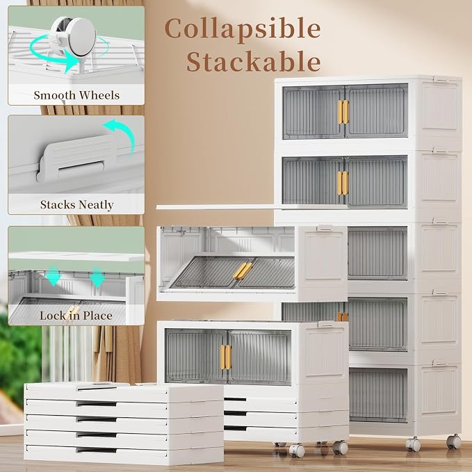 100Gal Stackable Plastic Storage Bins - Image 6