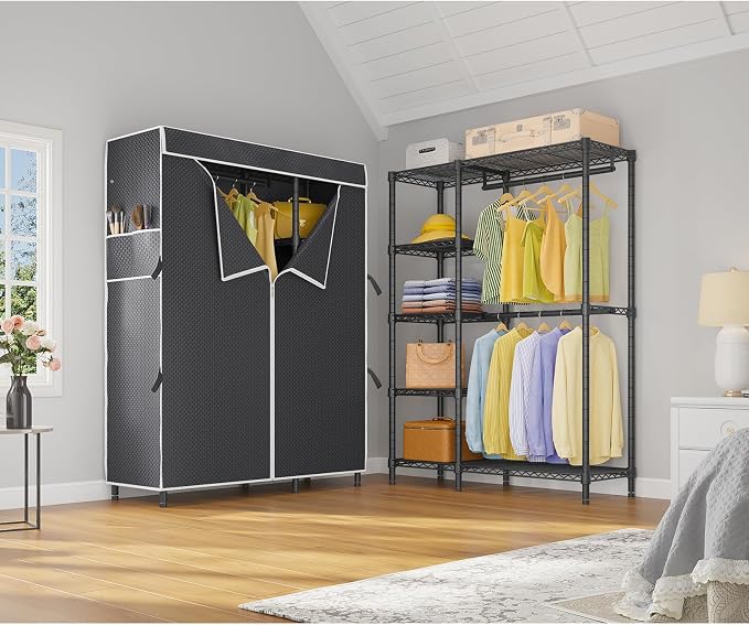 VIPEK V7C Garment Racks with Cover Portable Closets - Image 3