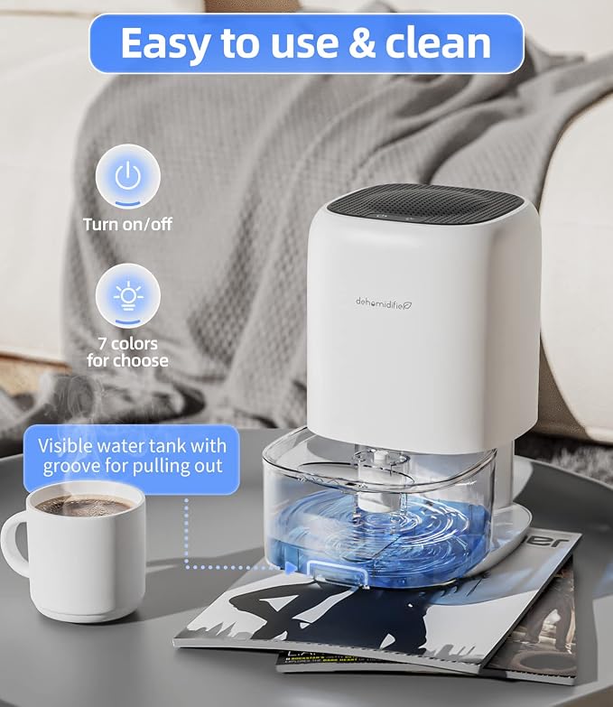Dehumidifier, TABYIK 35 OZ Small Dehumidifiers - Image 6