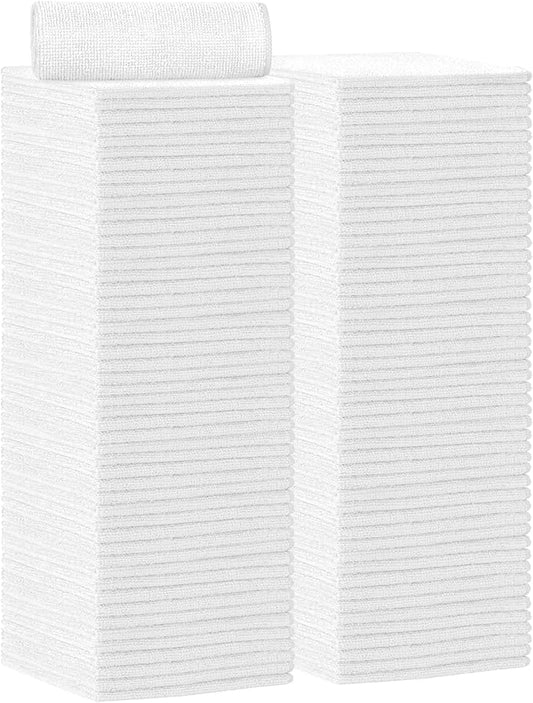 AIDEA Microfiber Cleaning Cloth 100PK, Soft Microfiber Towels by AIDEAHOME