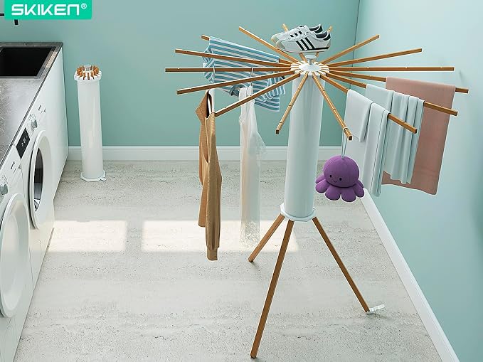 Cylinder Tripod Clothes Drying Rack - Image 8