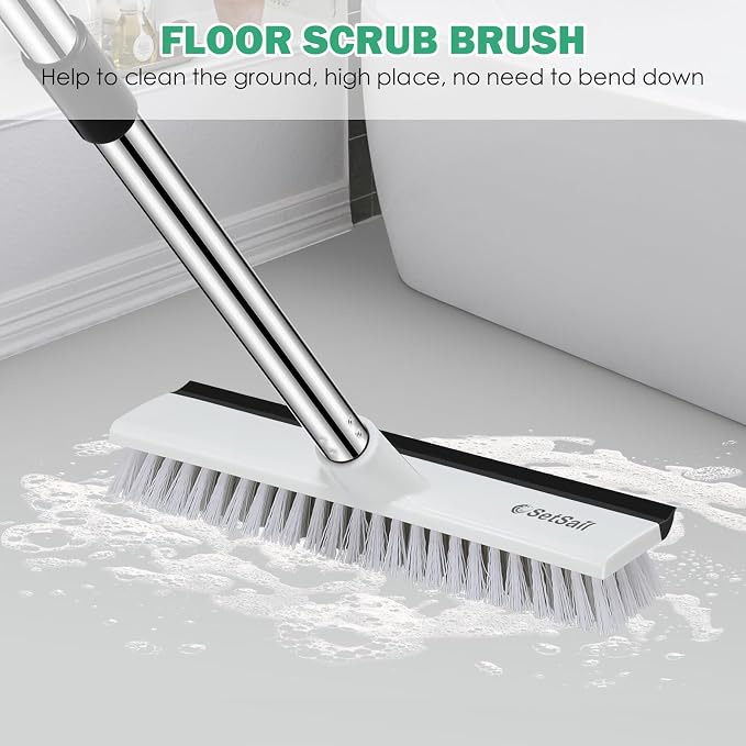 SetSail Upgraded Large 12 in Wide Floor Scrub Brush - Image 6