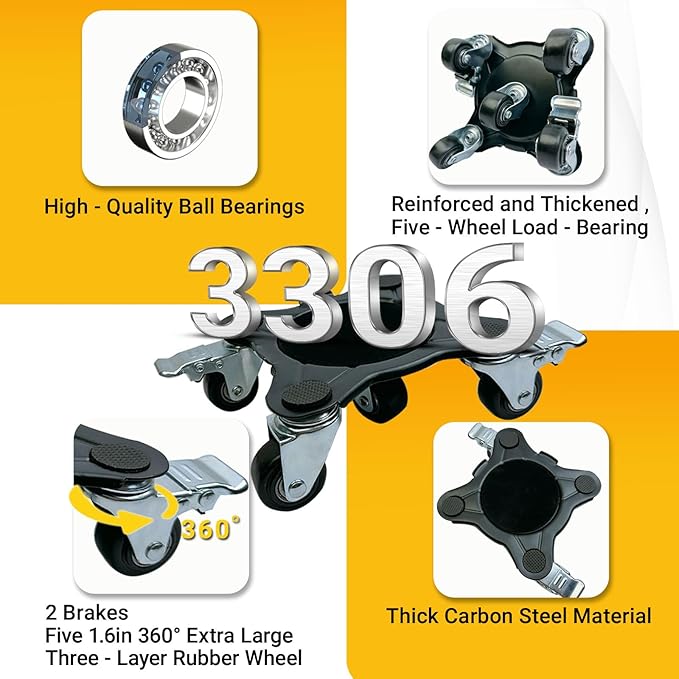 3306Lb Furniture Dolly Set, Furniture Movers - Image 4