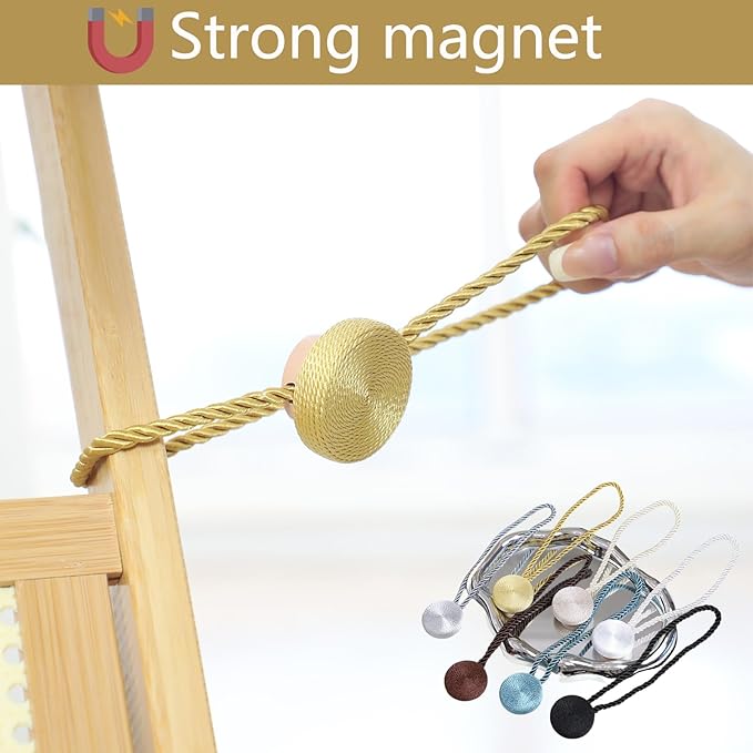 Magnetic Curtain Tiebacks - 12mm Magnetic Tie Backs - Image 3
