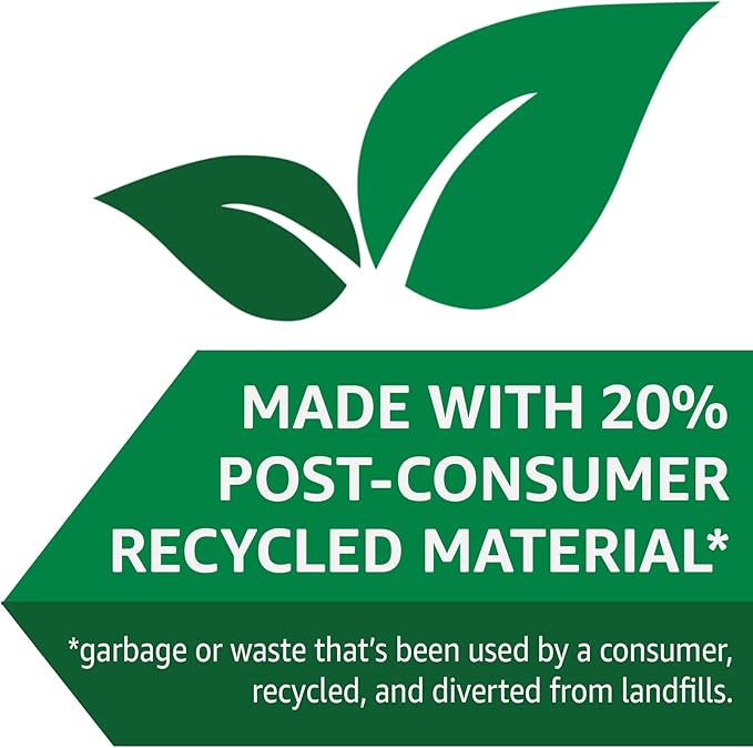 Amazon Basics 39 Gallon Lawn & Leaf Heavy Duty Drawstring Trash Bags, 20% Post - Image 5