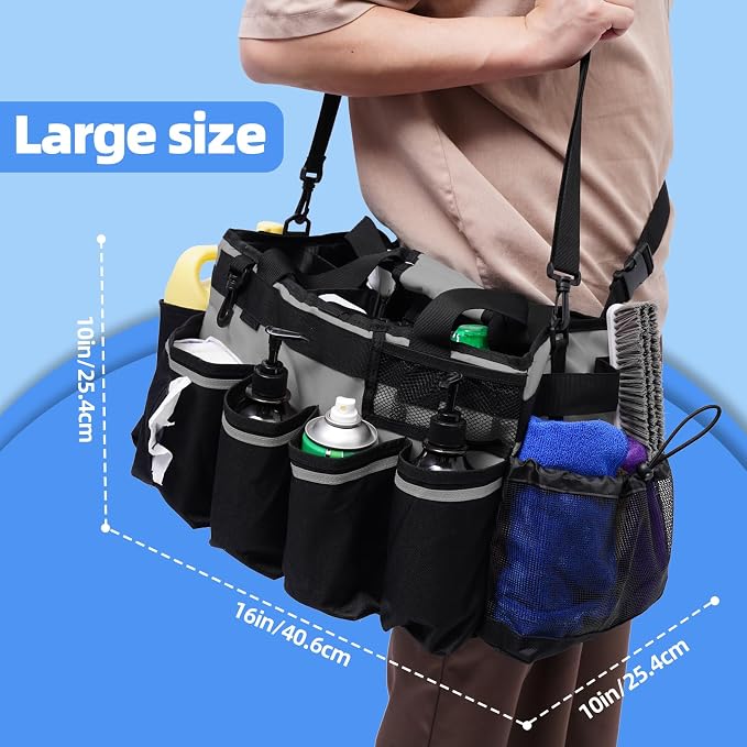 Large Cleaning Supplies Bags for Housekeepers, Professional Wearable Cleaning - Image 2